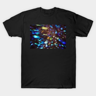 Holographic stars photographed through a prism T-Shirt